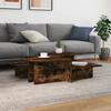 VidaXL Coffee Tables 2 Pcs Smoked Oak Engineered Wood 3216158