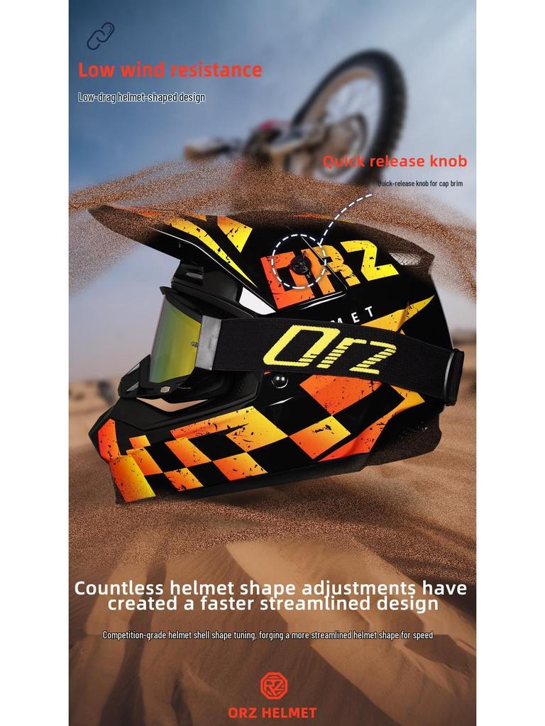 Orz Multi-Purpose Helmet for Off-road, Electric Bicycles, and Mountain Riding - Suitable for Children, Teenagers, Men, and Women.
