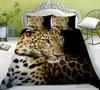 3D Bedding Set Animal Theme Bedding Set Leopard Pattern Duvet Cover AU Full Size Bedding Sheet/Double Home Decoration