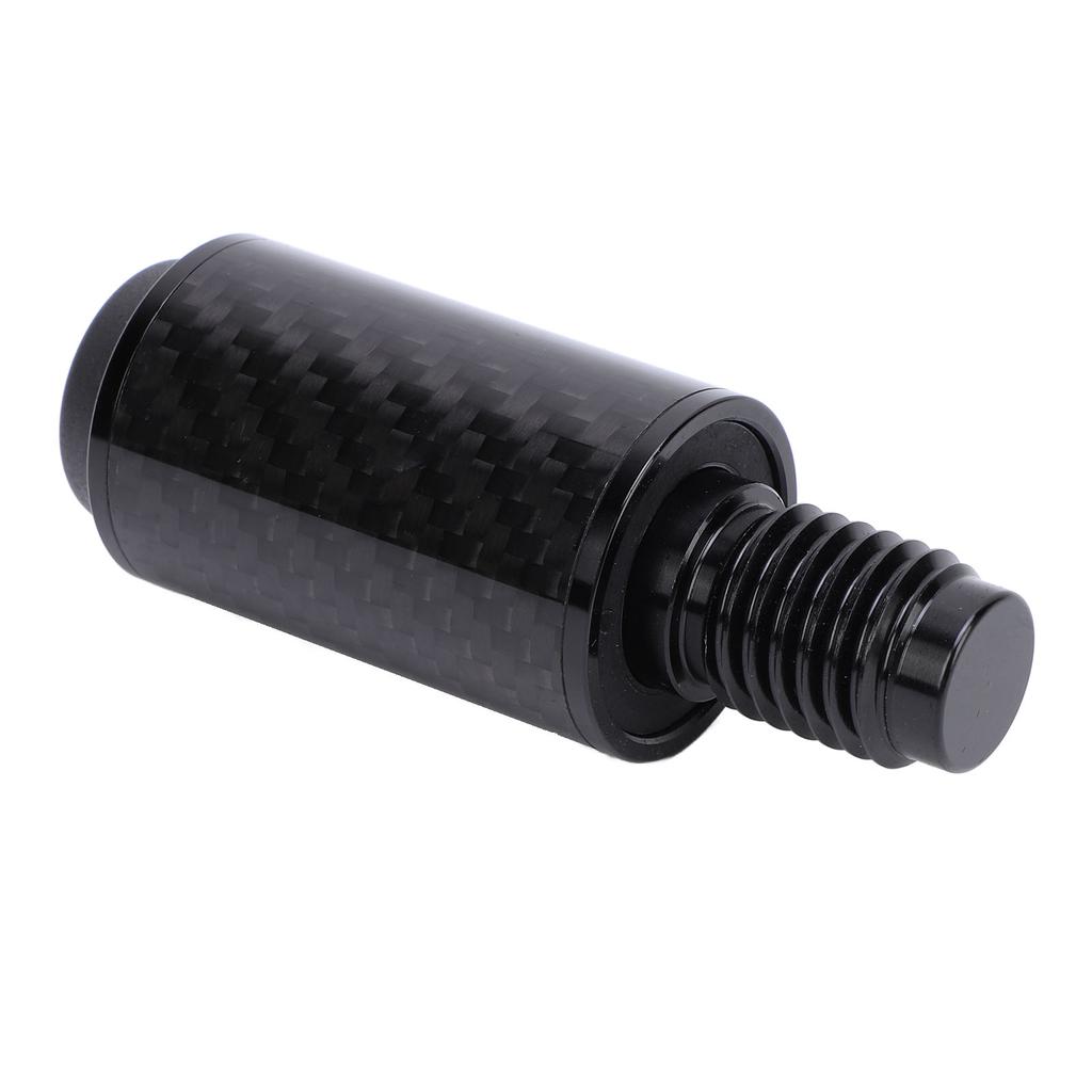 Pool Cue Extension 2 Inch Carbon Fiber Billiard Stick Extender with Bumper for CUETEC