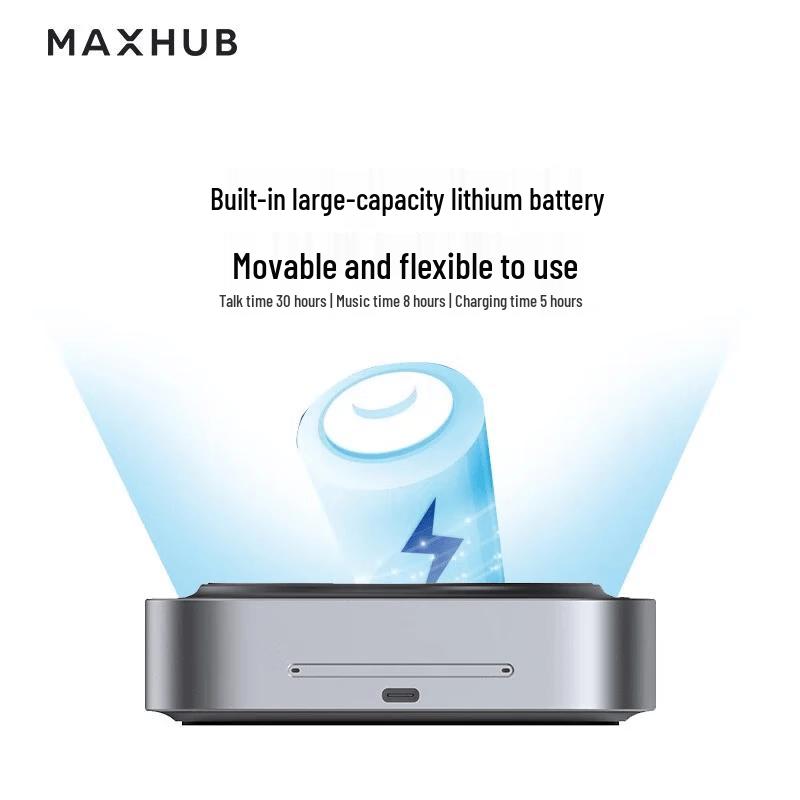 MAXHUB BM31 Wireless Bluetooth Omnidirectional Microphone Speaker for Video Conferencing (CN version)