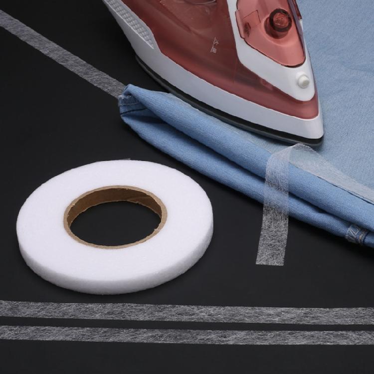 Without Sewing Iron On Hemming Strips 2.0cm Clear Fabric Adhesive Tape for Long Time Garment Repairs and Projects