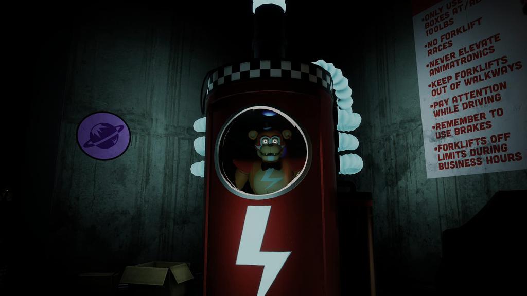 Five Nights at Security Breach PS4 a permanent Mega original Freddy's - (Includes bonus "Freddy Fazbear's Pizzaplex" sticker)