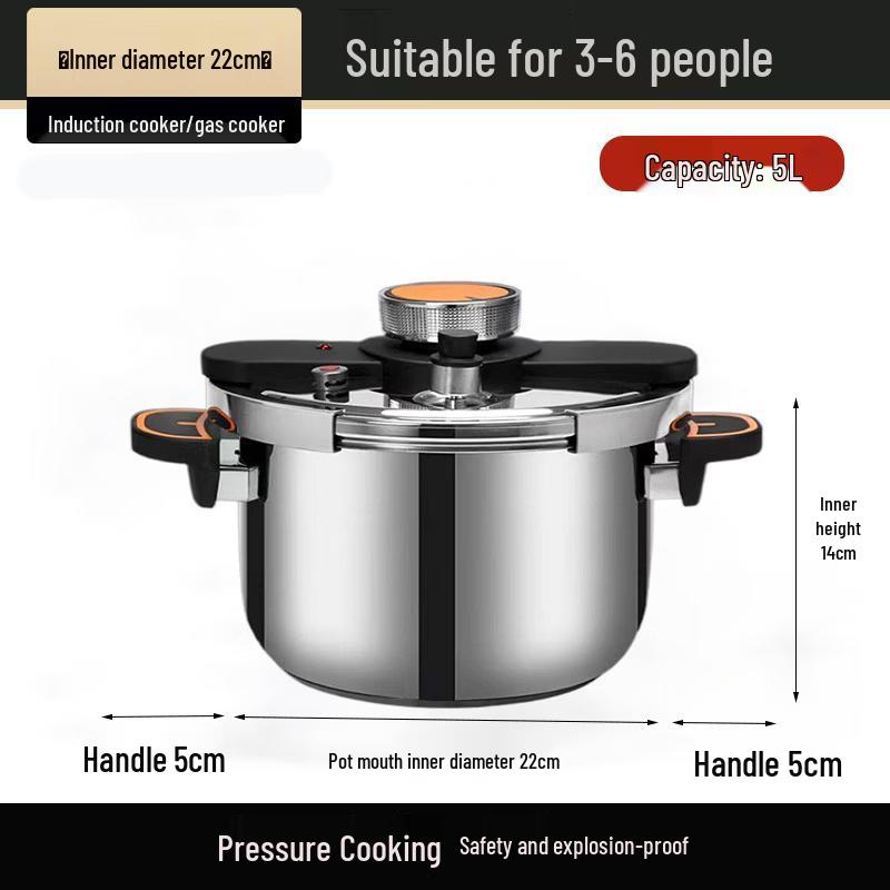 OLOEY 304 Stainless Steel Household Pressure Cooker