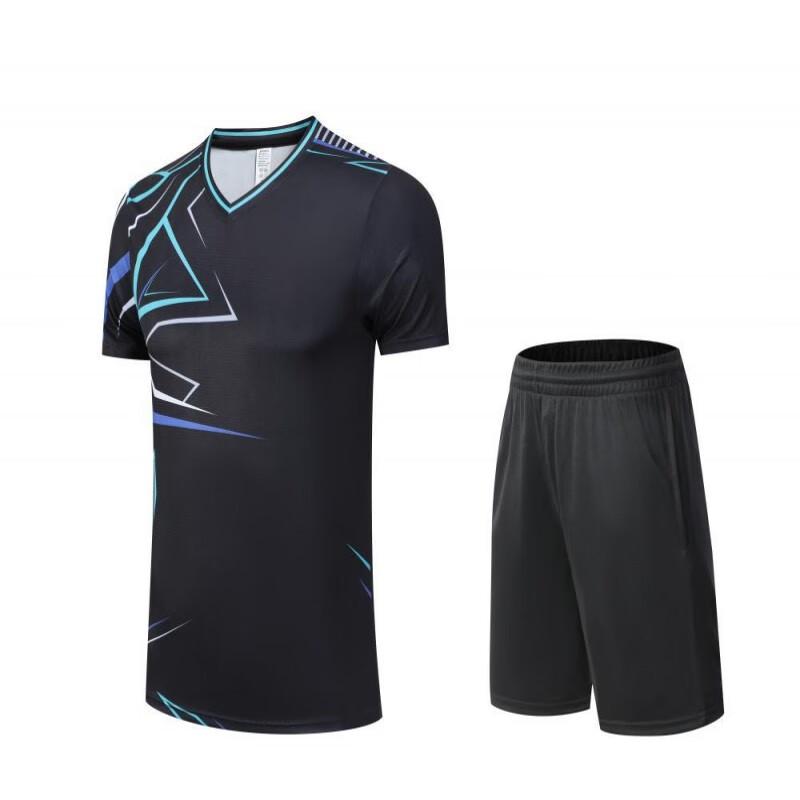 Longchan Unisex Quick-Dry Breathable Badminton Jersey Sports Set