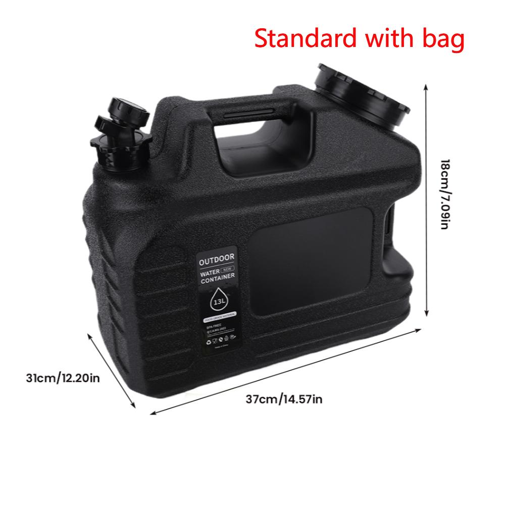 13L Camping Water Jug Removable Spigot Water Carrier Portable for Outdoor Hiking Camping Home Use