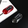 T-Carbon Car Key Case Cover Shell For Mercedes Benz  C /S Class W223 W206 S350L S400L S450L S500L Carbon Fiber Protector