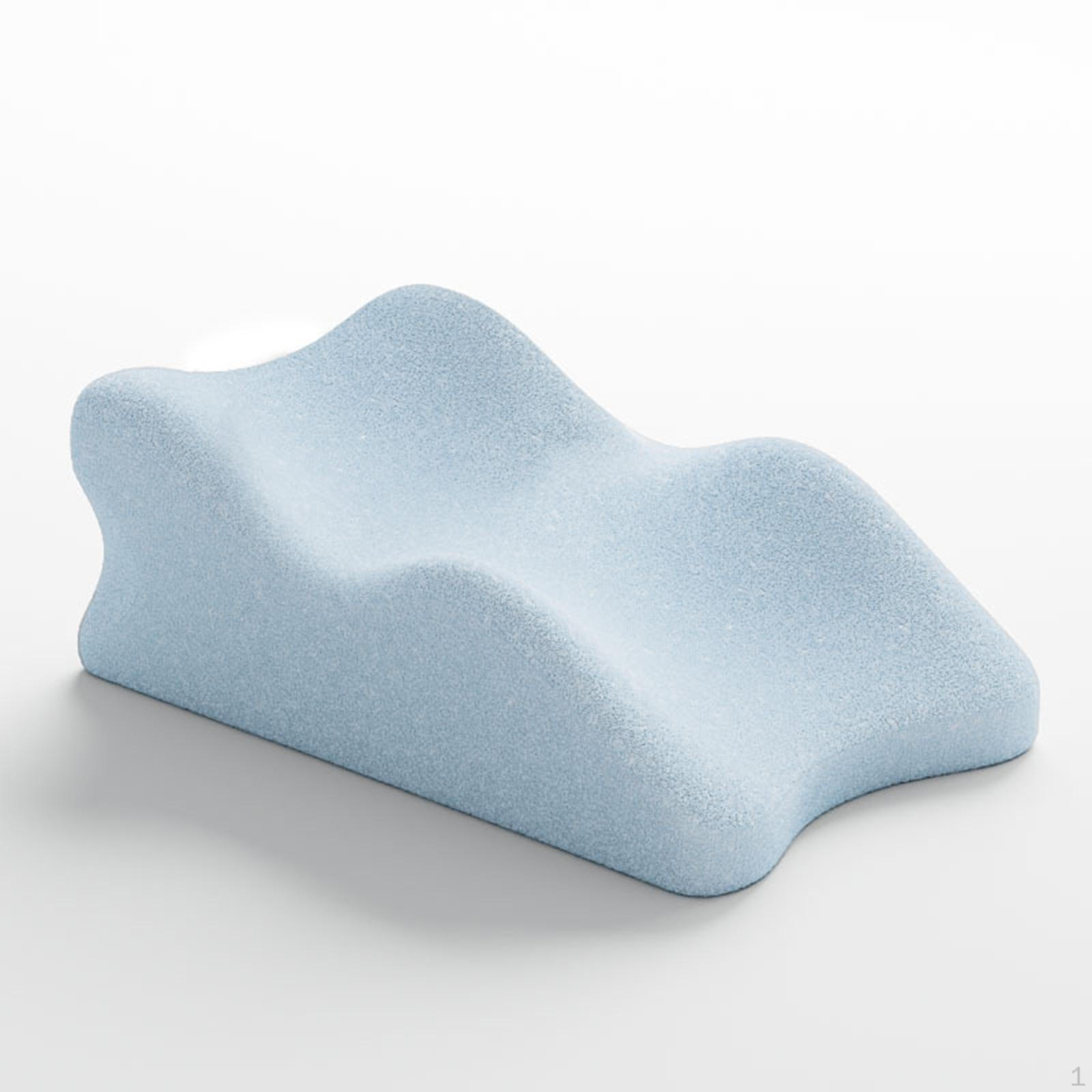 

Подушка для коленей, подушка с эффектом памяти, подушка для ног, для офиса, в помещении blue_without pillow