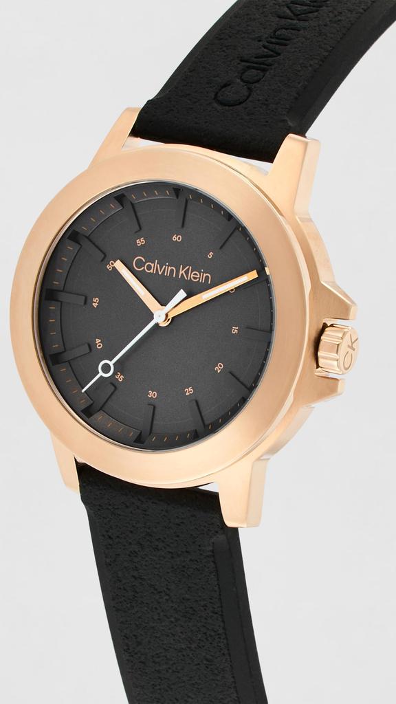 Calvin Klein Watch CK RESET Black Dial Silicone Strap 25200481 Men's [Official Import]