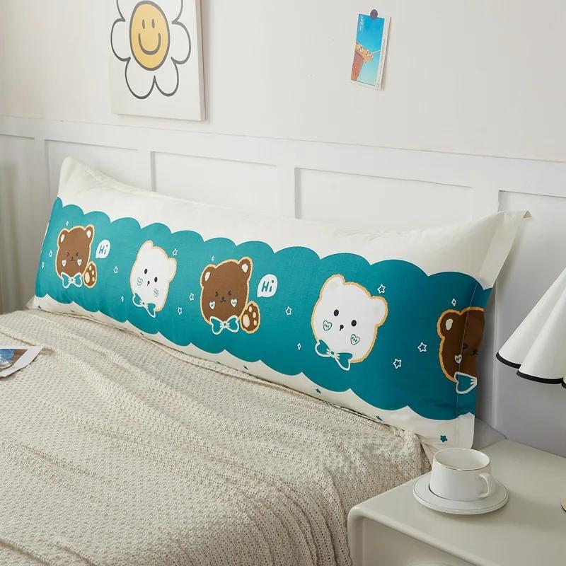 Bedding Pillow Covers Cartoon Dinosaur Body Pillow Cover for Boys Girls Cotton Long Pillowcase Decorative Cushion for Bedroom