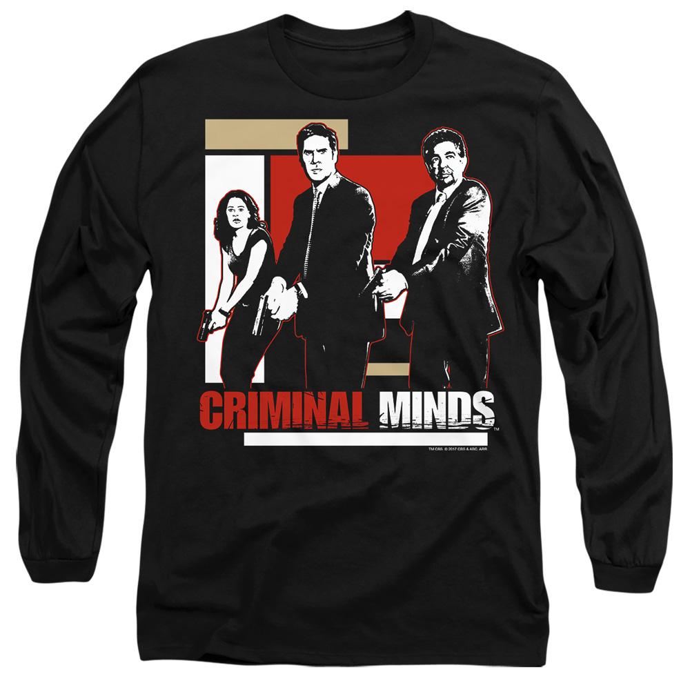 Criminal Minds Unisex Erwachsenen T-Shirt mit gezogenen Waffen