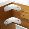 L Shaped Right Angle Bracket with Screw Furniture Joint Bracket Cabinet Support Frame for Particle Boards Tables Beds Chairs