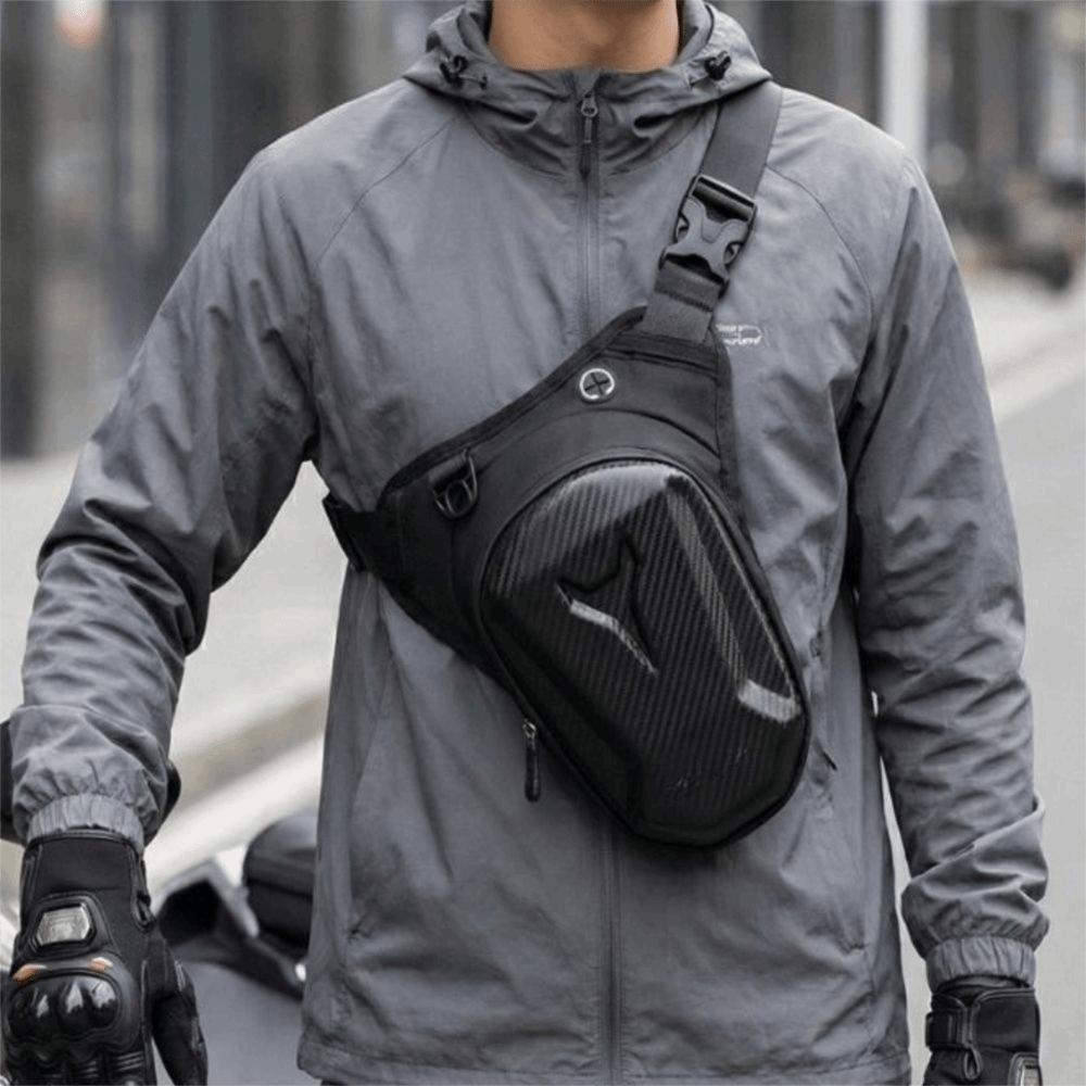 Waterproof Motorcycle Leg Bag Hard Shell Rider Bag Motorcycle Equipment Waist Pack  Cycling