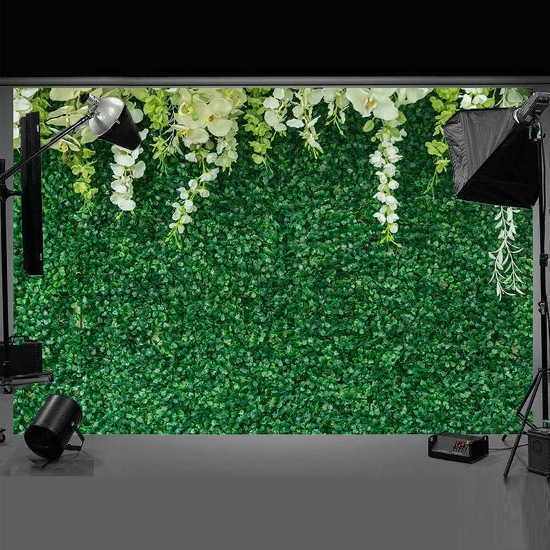 

Зеленый лист фон занавес цветочный 3D свадьба день рождения фон реквизит 2.1x1.5m зелёный