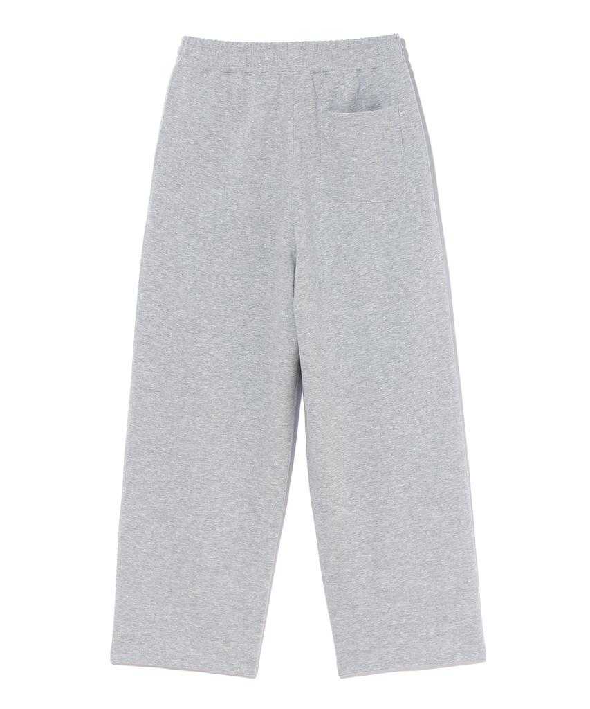 Eonoideu Balloon Single-Pleat Wide Sweatpants Lq6Pu186_Melange Grey