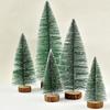 Mini Christmas Trees Artificial Pine Needle Desk Ornaments 10/15/20cm Fake Evergreen Trees for Holiday Decoration