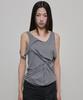 Peulleeoeob Asymmetrical Sleeveless (Fl-173_Gray)