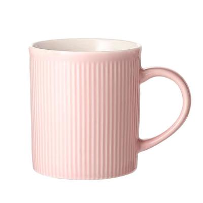 Nordisk stil Enfärgad enkel mugg Keramisk vattenkopp Kaffekopp Mjölkkopp Frukostkopp