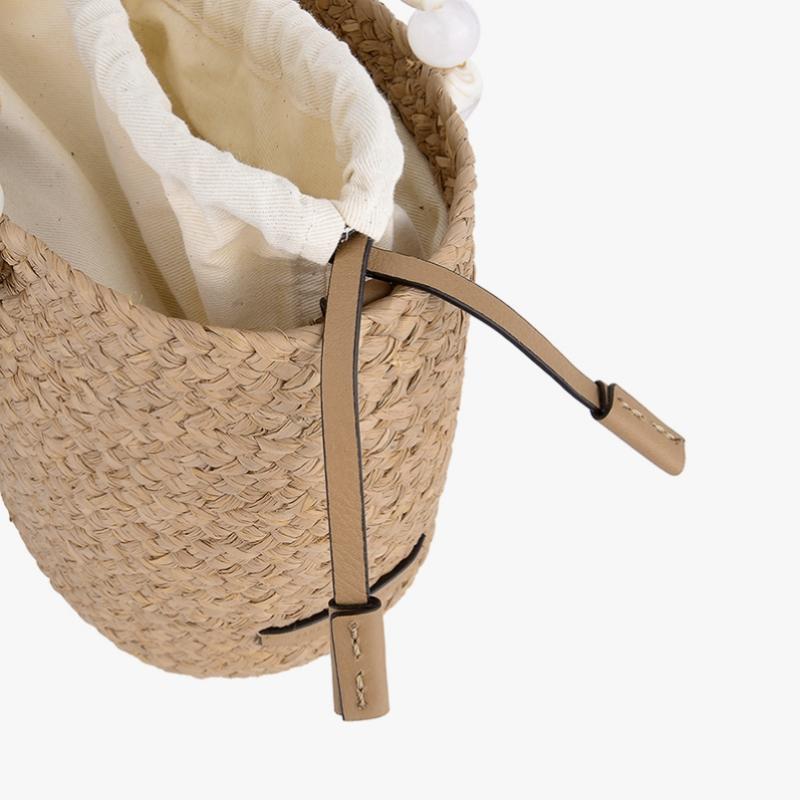 Helen Kaminski Naturfarbene Bucket Umhängetasche Nuntl Bag51899