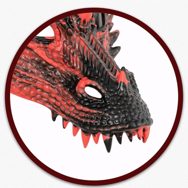 Drachenkostüm für Kinder Jungen Mädchen, Drachenflügel Schwanz Masken-Set, Halloween Dinosaurier Cosplay Kostüm Zubehör