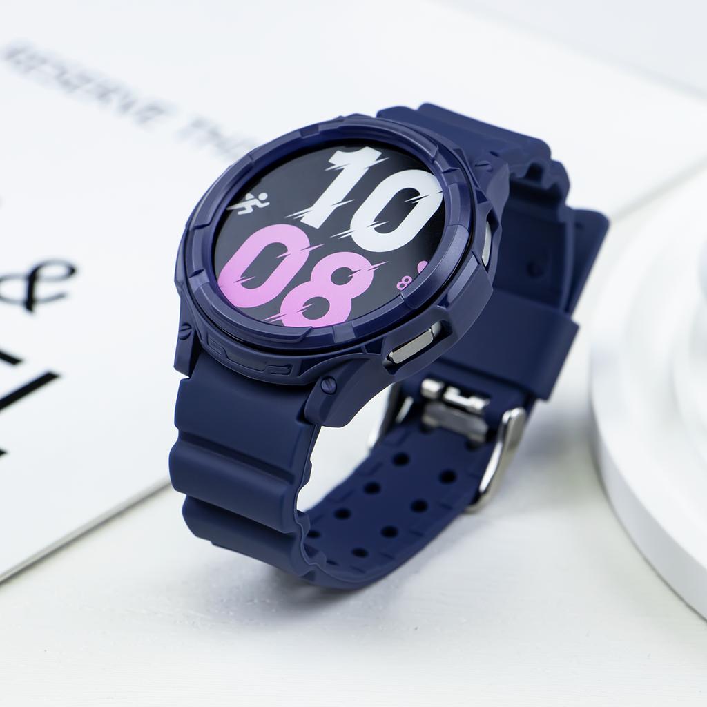 Silicone Strap+Case for Samsung Galaxy Watch 6 Classic 43mm 47mm Sport Loop Band Screen Protective Cover for SAMSUNG 6Classic