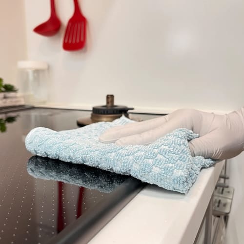 REDREAM 3-Piece Microfiber Cleaning Cloth Set, Perfect for Wiping Glass, Windows, Kitchen Dishwashing, Mirror Cleaning, and Stainless Steel