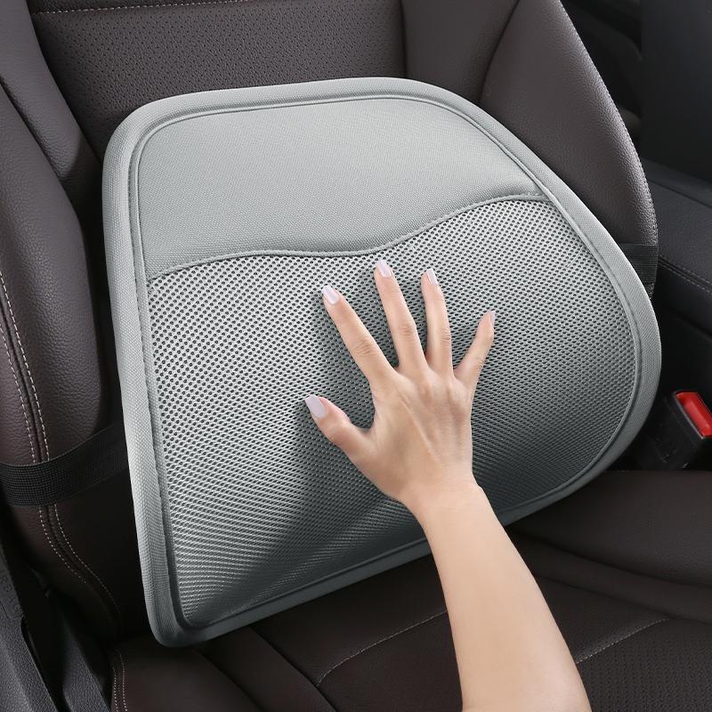 Car Seat Chair Back Cushion Ventilate Mesh Lumbar Back Brace Car Seat Chair Cushion Office Home Massage Back Cushion Universal