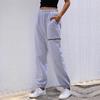 Damen Mode Lässig Hohe Taille Hosen Capris
