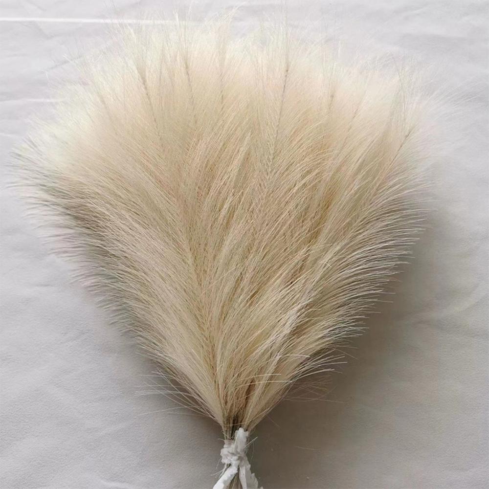 

15/30PCS 42CM Artificial Fluffy Pampas Grass Boho Decor, Fake Reed Plants for Wedding Home Party Living Room DIY Vase Decoration 15PCS