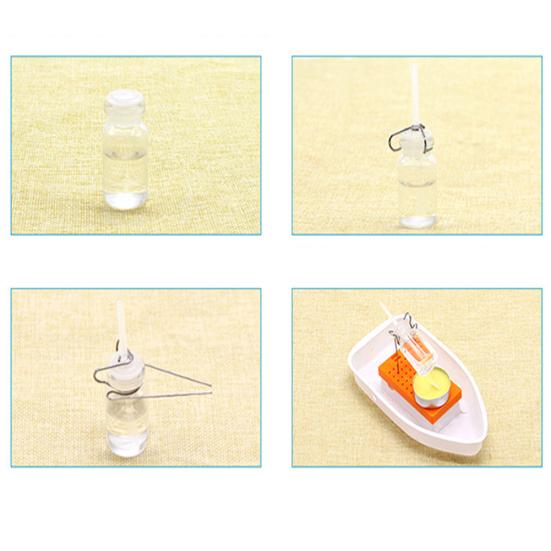 Klassisches Hitze Dampf Kerzenboot Angetriebenes Schnellboot Wissenschaftliches Experimentierspielzeug