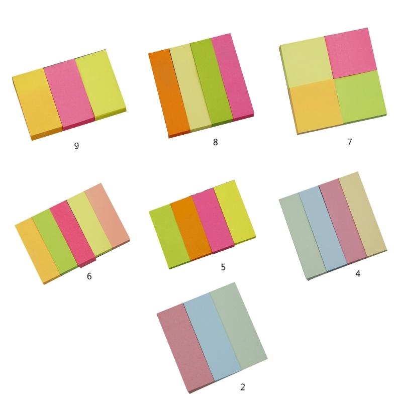 Stick Tabs, Index Tabs, Book Tabs Writable and Repositionable Page Markers Labels, Colorful File Tabs Flags for Notes