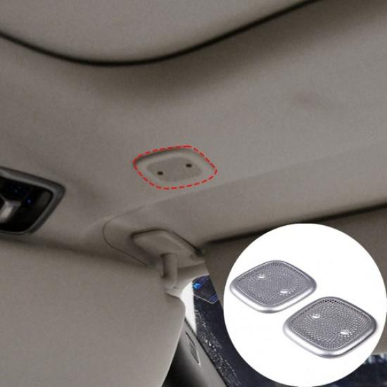 Silver Steel Roof Speaker Cover Mesh Trim For LR Range Rover Vogue -