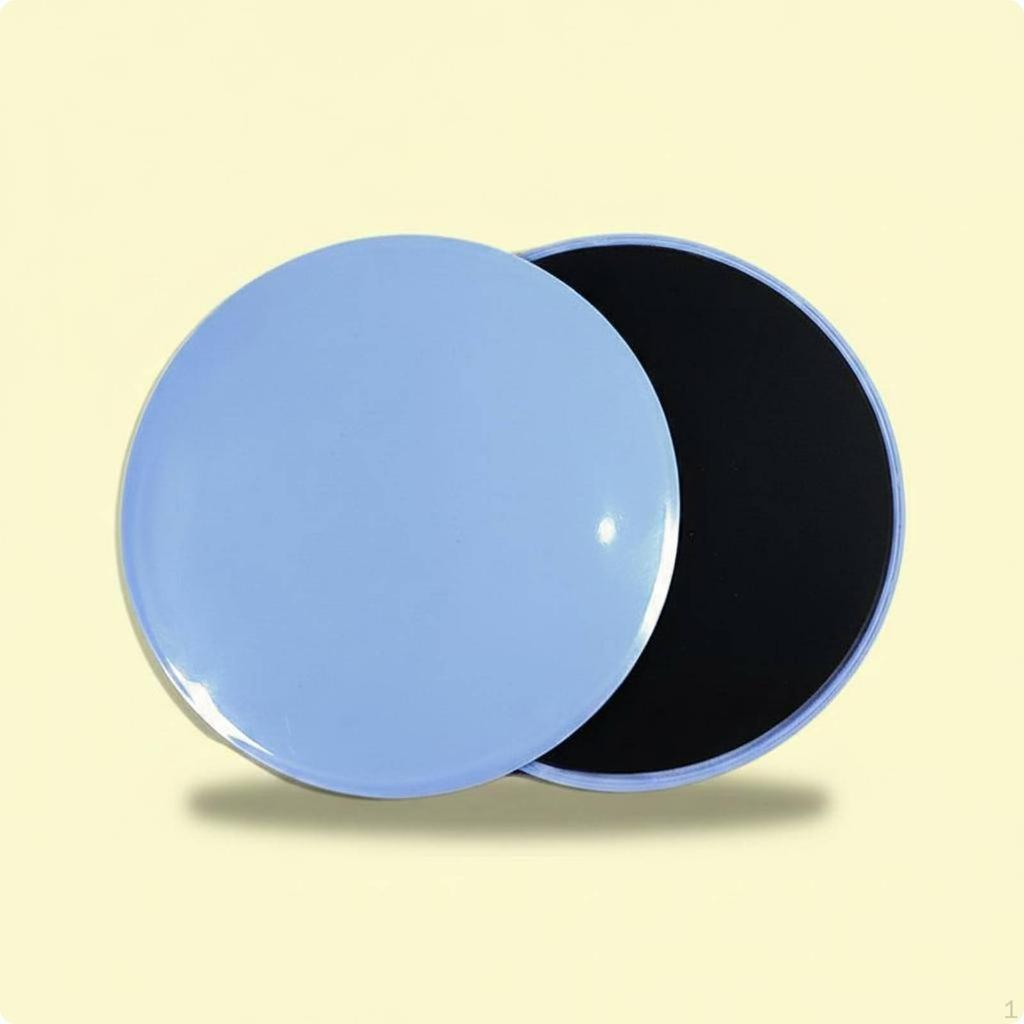 2 Pieces Pilates Sliders LowCore Strengthening Sliding Discs Portable Exercise for Home Gym,