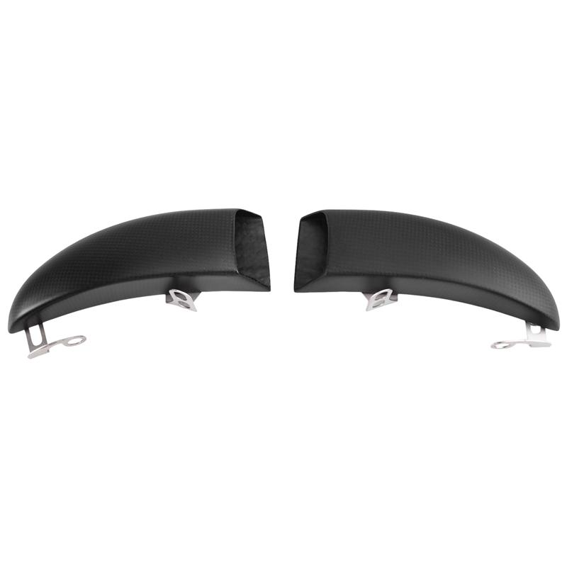 B45A-Motorcycle For Honda Kawasaki Brake Caliper Radiator Cover Carbon Fiber Caliper Replacement Part Carbon Fiber Pattern