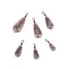 10Pcs Lead Sinker Reverse Fishing Lead Rotating Eight-Shaped Ring Fishing Lead Sinker Sliding Lead Water Drop Lead Sinker