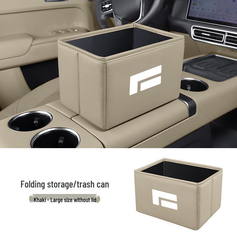 Jishi 01 Car Storage Box - Multi-functional Foldable Organizer & Trash Can