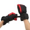 Electric Heated Gloves Polyester Waterproof Battery Powered Winter Heated Gloves for Skiing