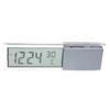 Mini 2 In 1 LCD Digital Auto Car Truck Clock + Thermometer for w/Suction Cup