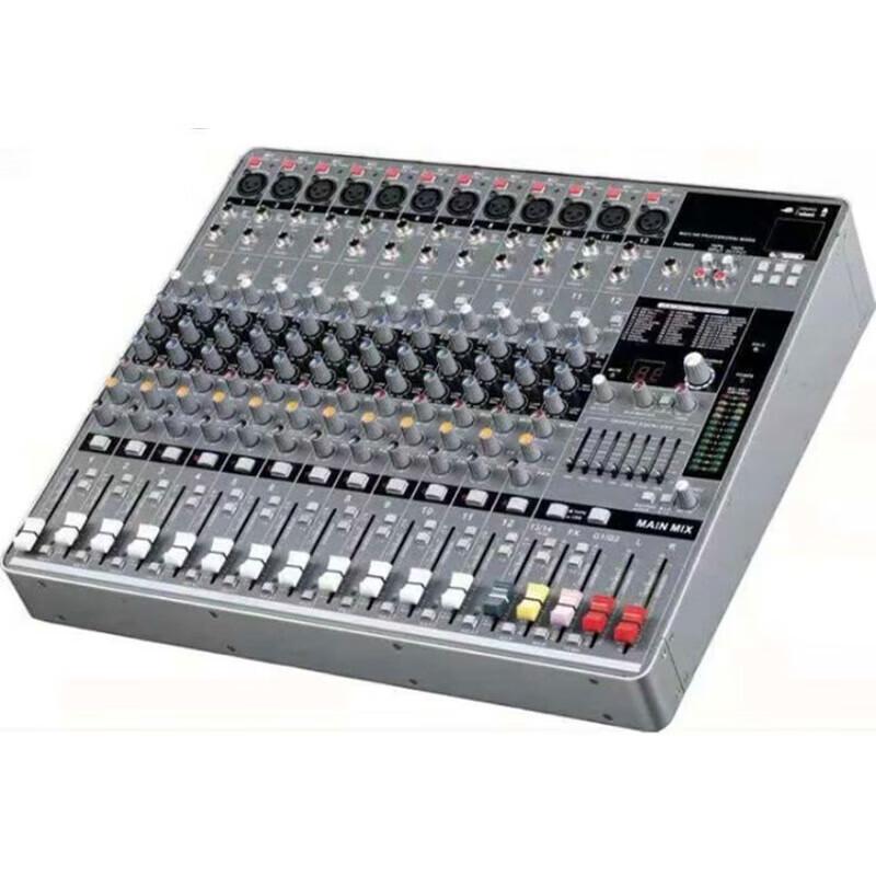 Runpu RP-MTY8012 Professional 12-Channel Analog Audio Mixer (CN Version)