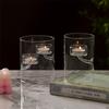 European cylinder hurricane glass candlestick oil lamp wind candle holder creative home decoration candlelight dinner gift.