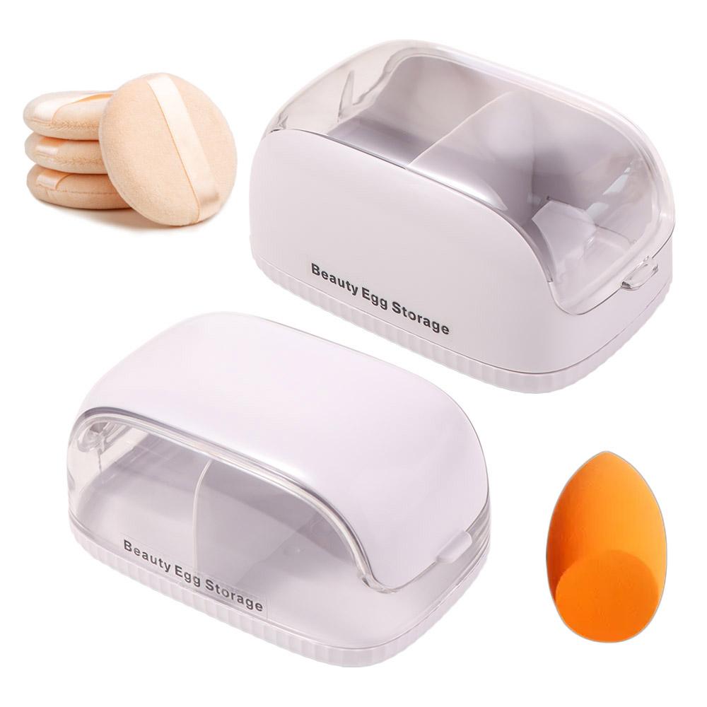 Beauty Tools Makeup Sponge Box With Lid Powder Puff Container Beauty Egg Storage Box  Travel