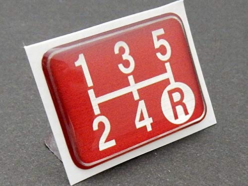 

Tuningfan SPE-R501 Shift Pattern Emblem Red for 5-Speed MT Car красный