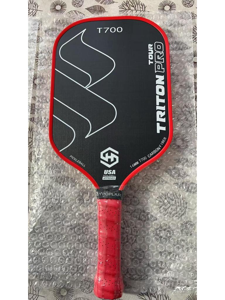 T700 Carbon Fiber Pickleball Paddle with Cloth Texture Frosting, 16mm Thickness, Professional Competition Quality.