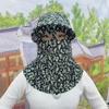Cappello da Sole alla Moda da Donna con Mascherina - Stile Pescatore per la Raccolta del Tè Primavera/Estate, Protezione UV, Trendy per Dirette Streaming.