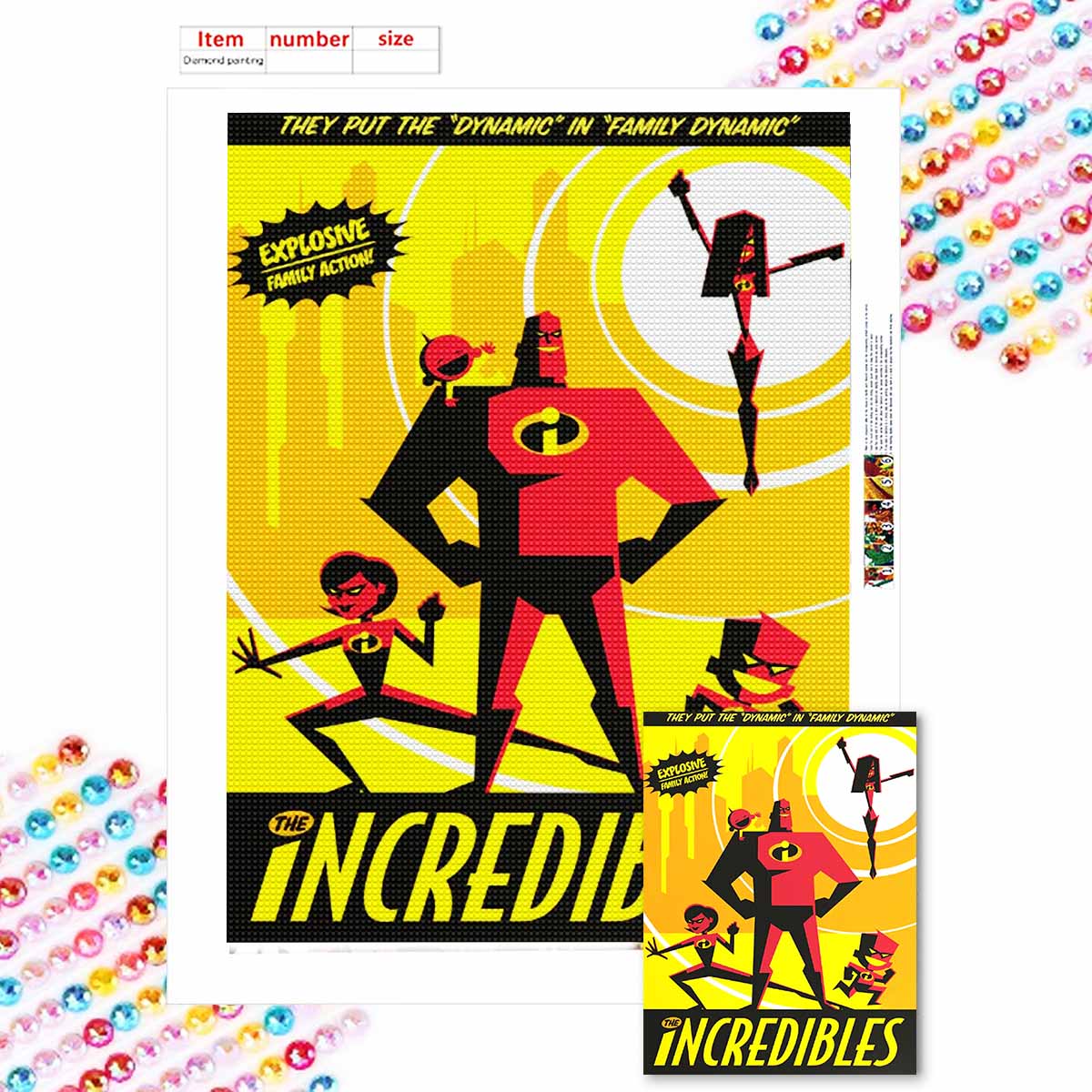 

Full Round Diamond Painting Special Forces Team Art Rhinestone Picture Mosaic DIY 5D Cross Stitch Embroidery Home Decoration Round 20x30cm