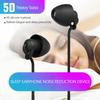 Silicone In-ear 3.5mm Jack Wired Earphones Handsfree With Cable Earbuds In-line Control Headset With Mic