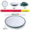 Nordic Round Melamine Shallow Plate for Buffets and Stir-Fry Dishes