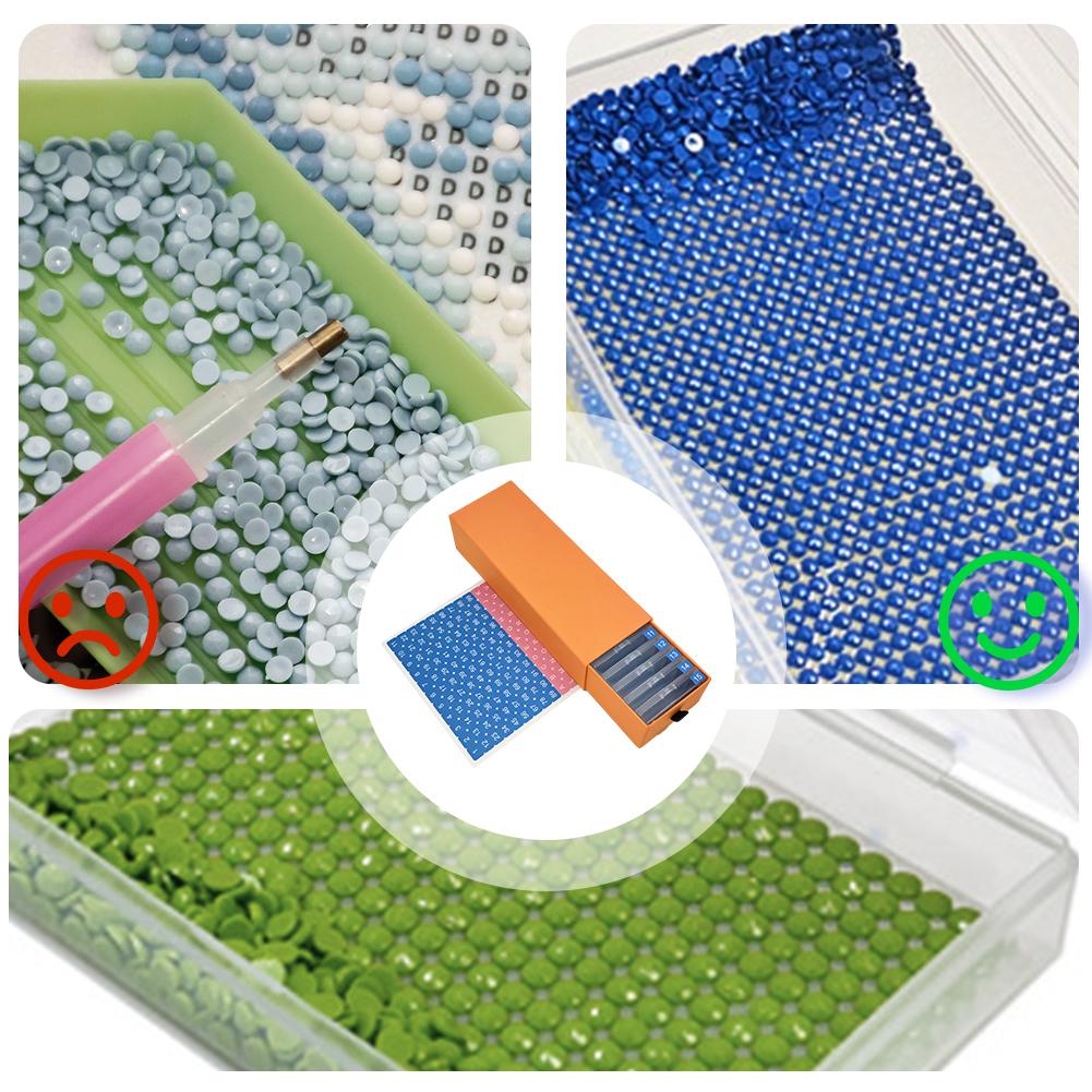 15/30/45Pcs/Set Diamond Painting Trays with Lids Storage and Diamond Art Trays Diamond Art Storage Containers for Diamond Art