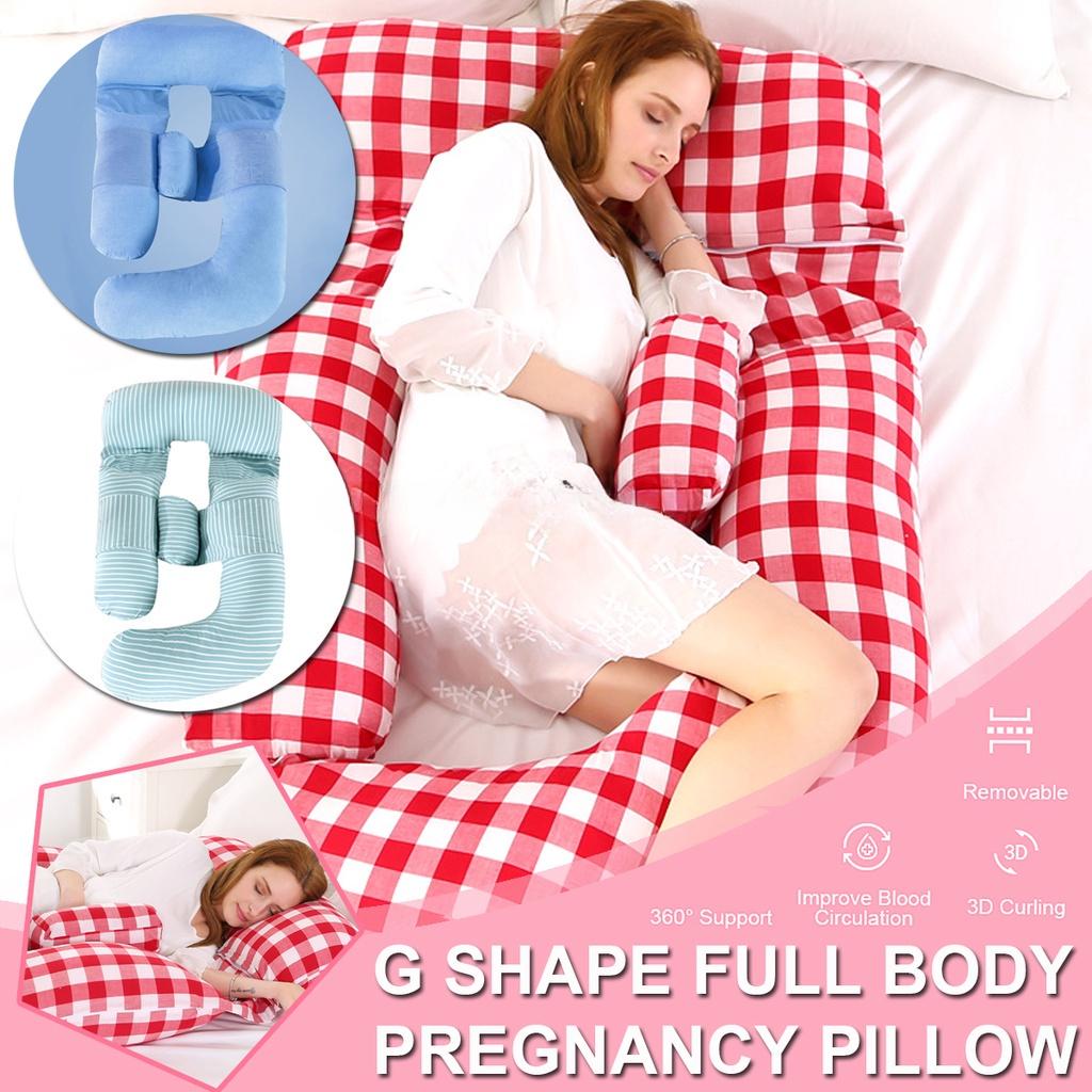 G Shape Design Pregnancy Pillow for Pregnant Lady Cotton Pillow Gift for Mother Baby Feeding for Mother Cushion