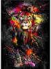 Abstract Graffiti Art Lion Tiger Giraffe Canvas Art Animals Posters and Prints Wall Art Decor Pictures For Living Room Cuadro